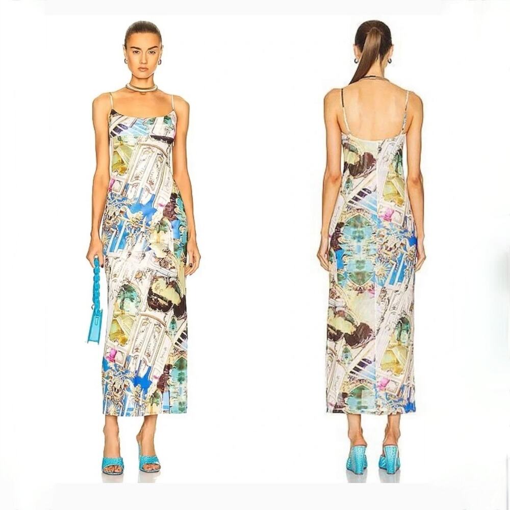 Miaou  x Paloma Elsesser Thais Dress in Baroque - Maxi - Size M